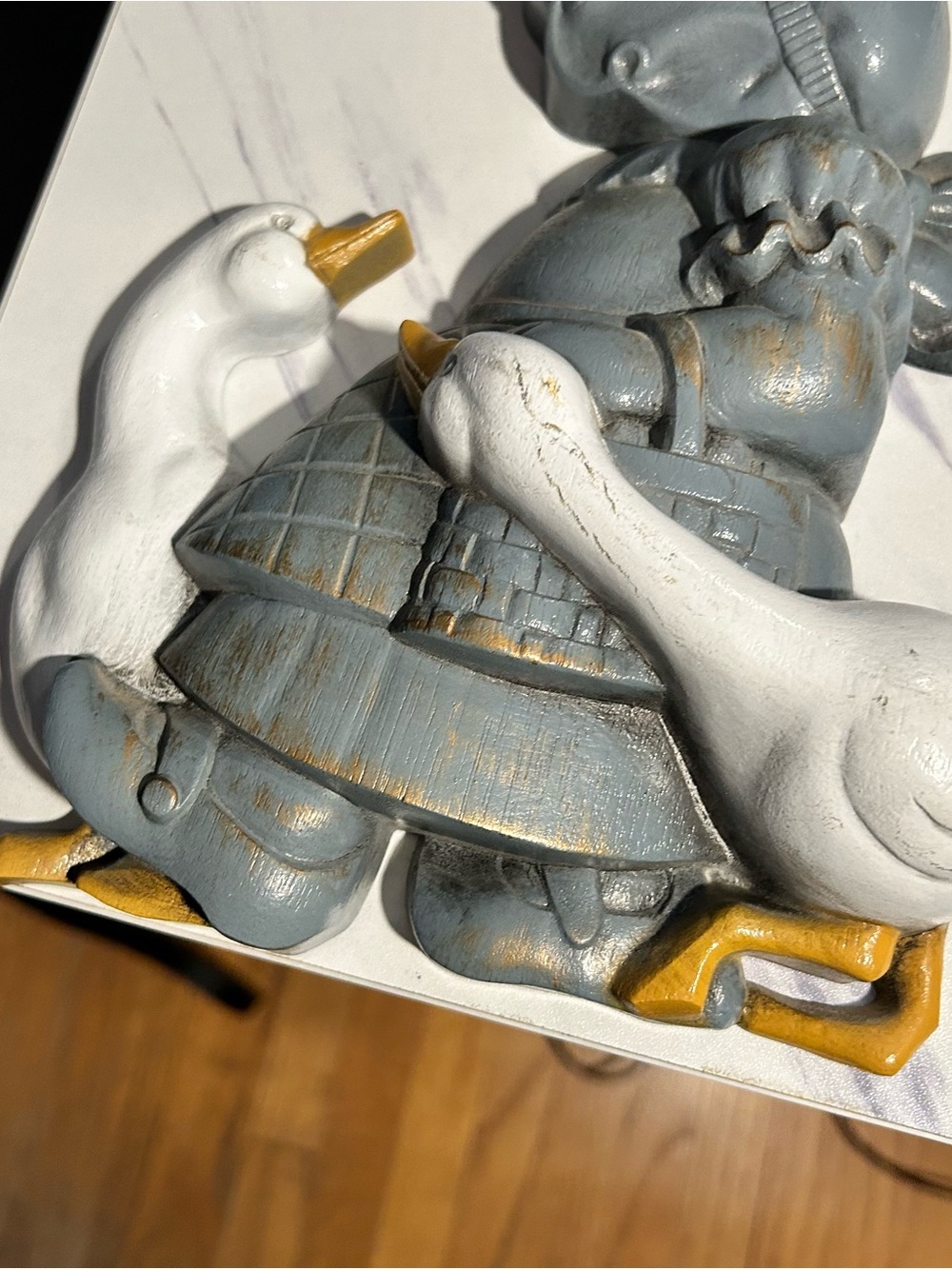 ⭐️ 5 for $25⭐️ Vintage Burwood Plaques Geese Wall Decor Boy and Girl Set - Picture 3 of 12